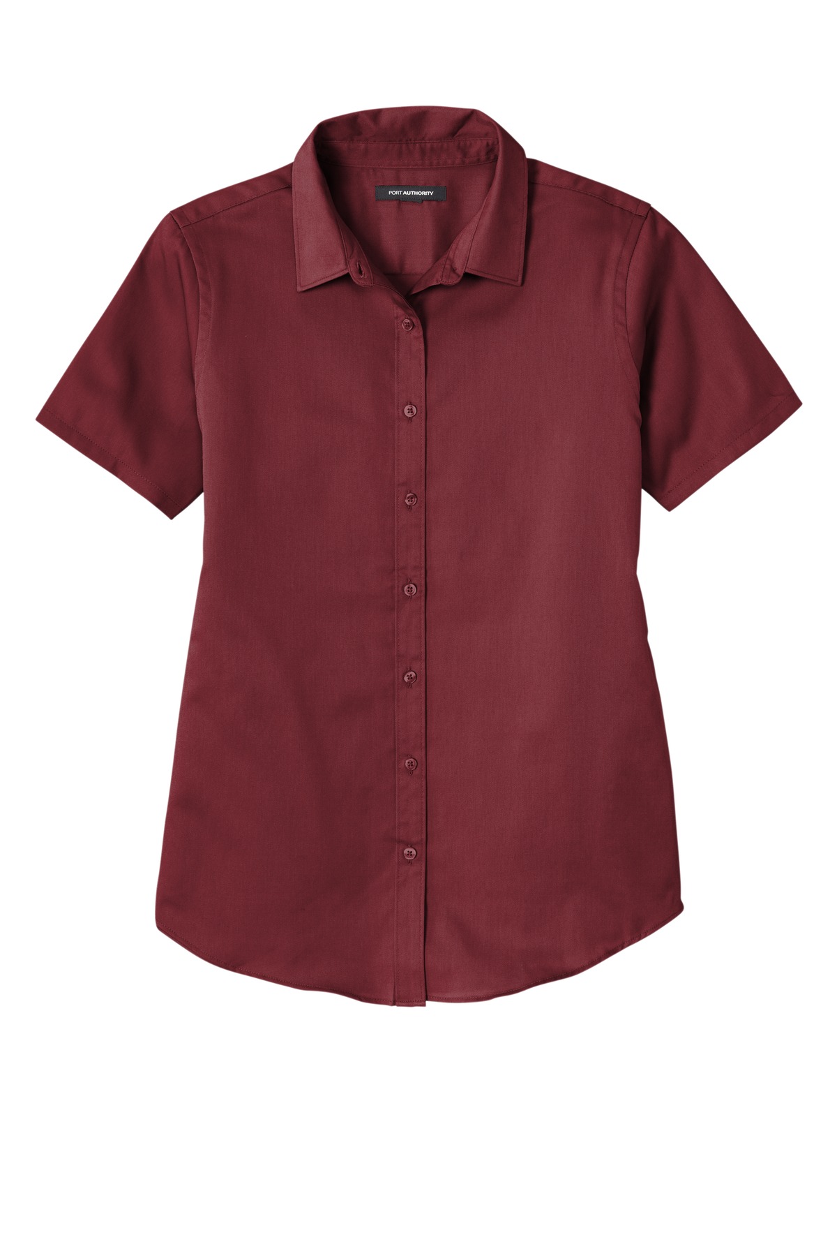 Ladies Short Sleeve SuperPro ReactTwill Shirt.