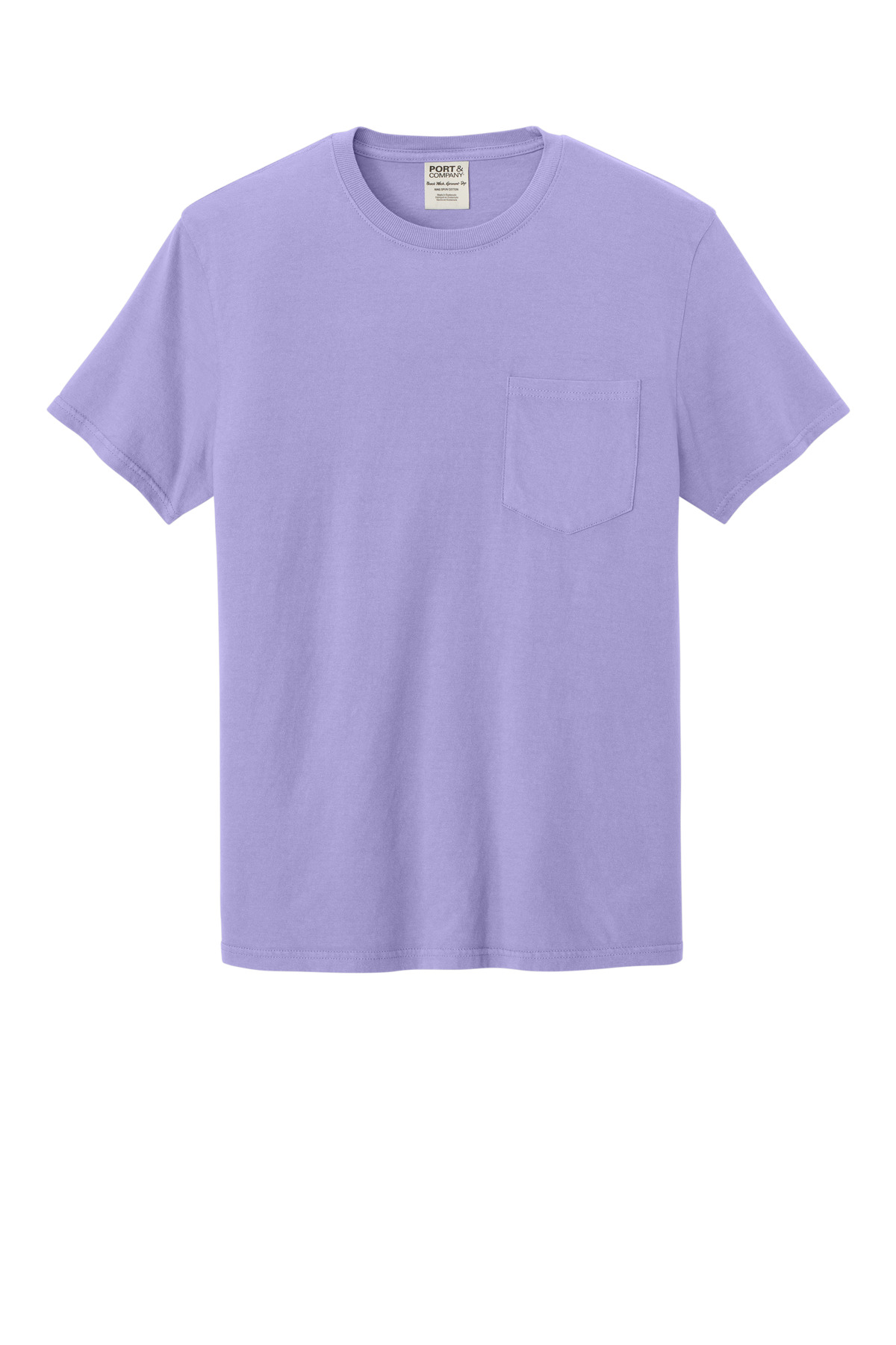 Port & Company Pigment-Dyed Pocket Tee