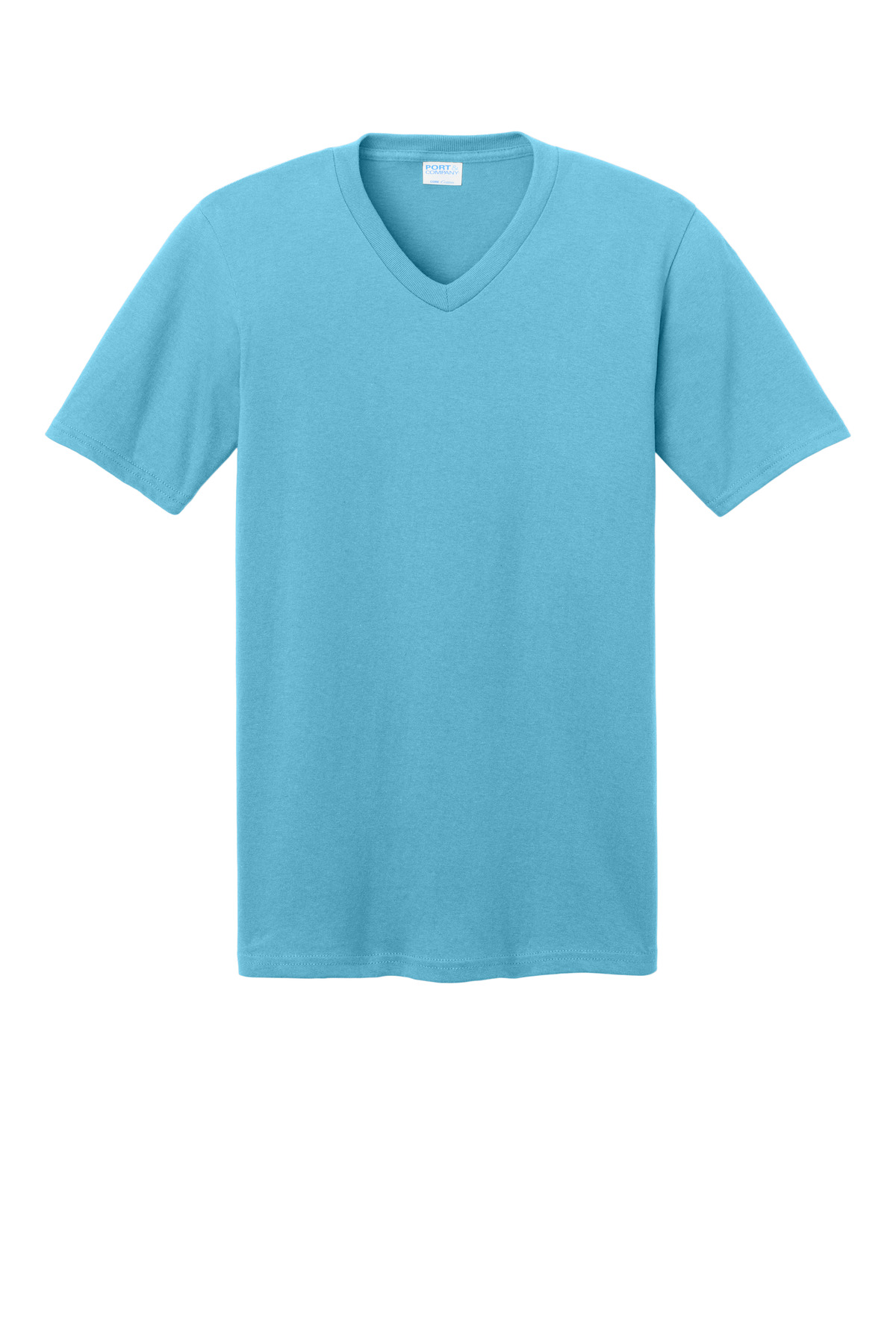 Port & Company Core Cotton V-Neck Tee
