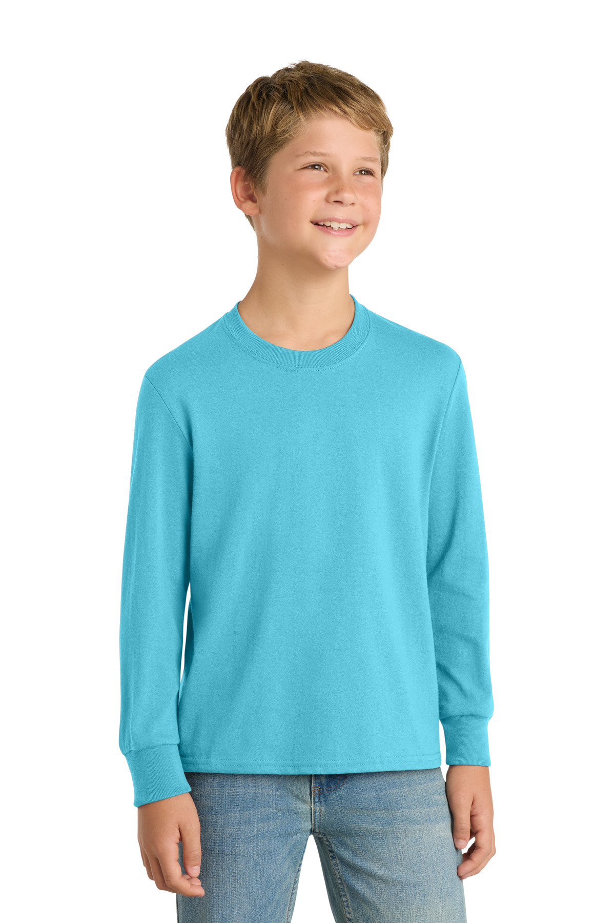 Port & Company Youth Long Sleeve Core Cotton Tee