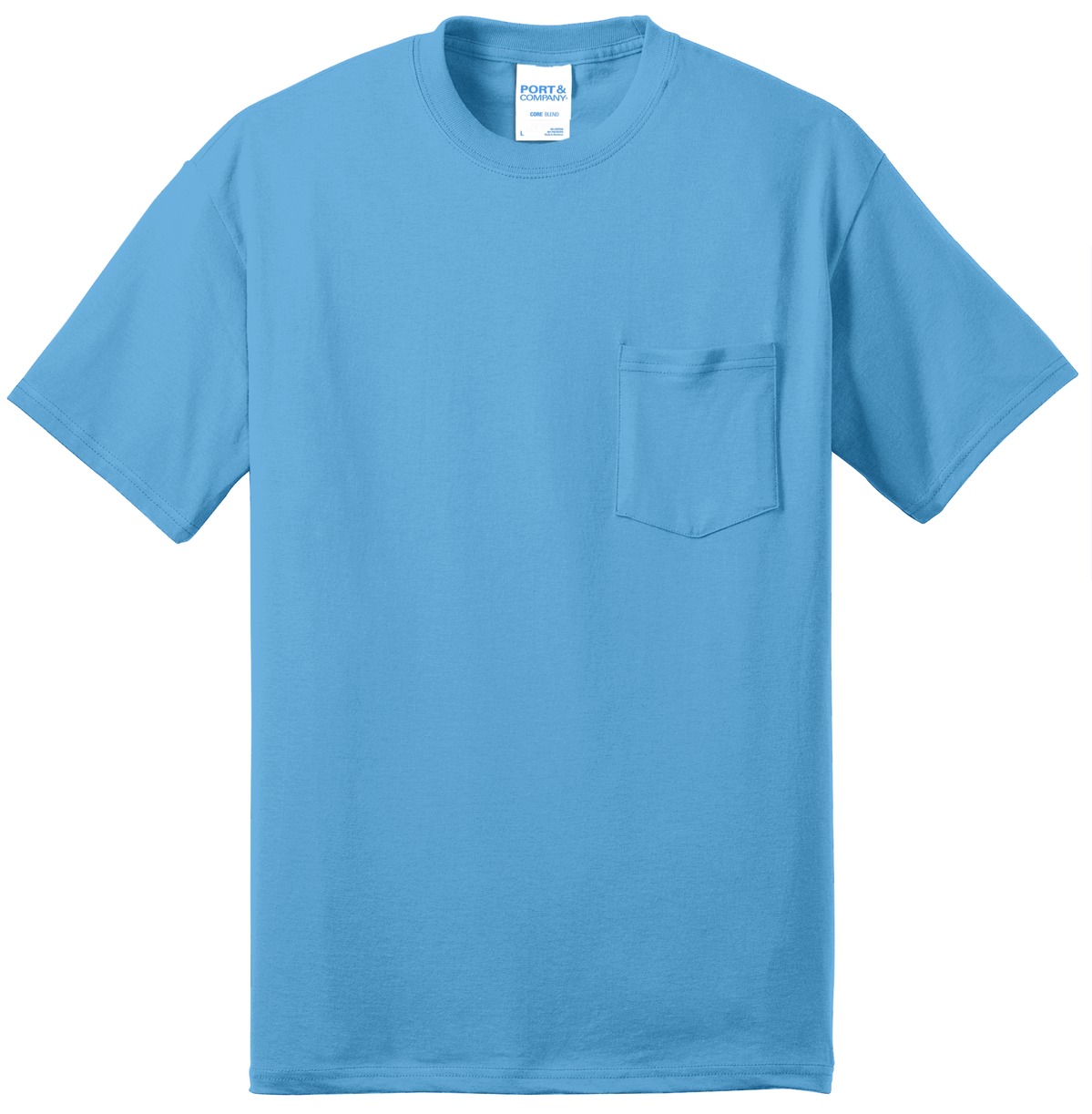Port & Company Tall Core Blend Pocket Tee