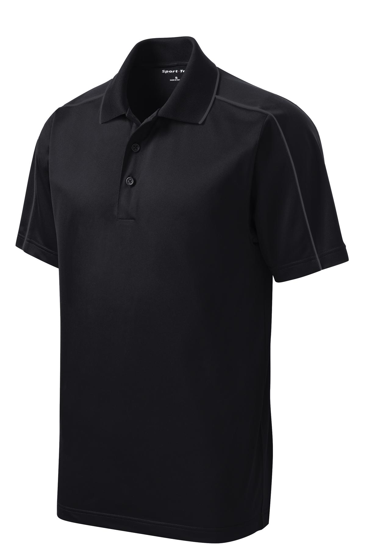 Sport-Tek Micropique Sport-Wick Piped Polo