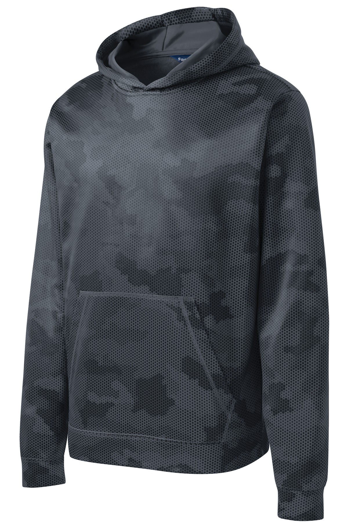 Sport-Tek Youth Sport-Wick CamoHex Fleece Hooded Pullover