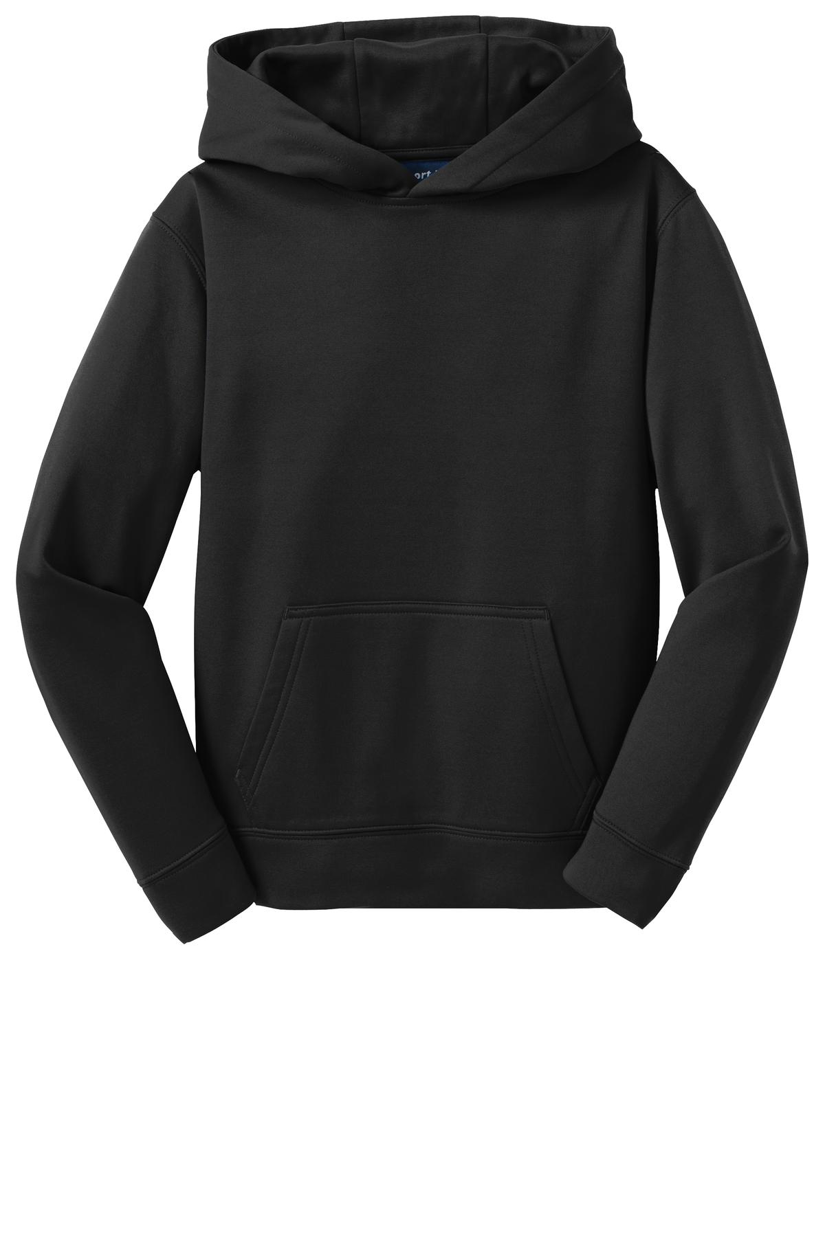 Sport-Tek Youth Sport-Wick Fleece Hooded Pullover