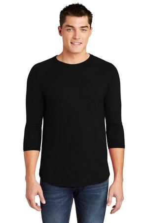 Poly-Cotton 3/4-Sleeve Raglan T-Shirt.
