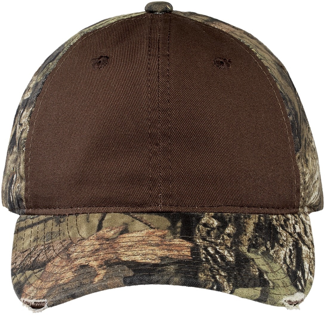 Port Authority Camo Cap with Contrast Front Panel
