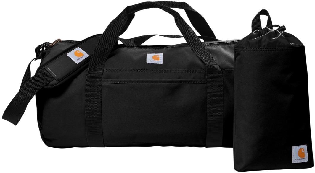 Canvas Packable Duffel with Pouch.