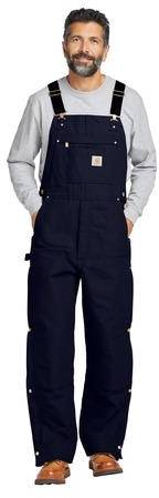 Carhartt® Short Firm Duck Insulated Bib Overalls