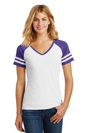 District Women’s Game V-Neck Tee