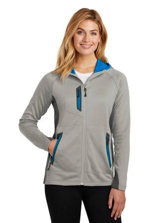 Eddie Bauer Ladies Sport Hooded Full-Zip Fleece Jacket