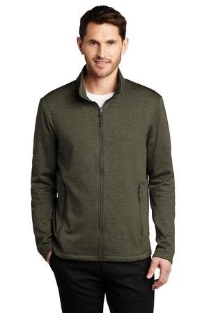 Collective Striated Fleece Jacket.