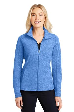 Port Authority Ladies Heather Microfleece Full-Zip Jacket