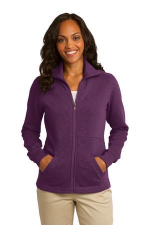 Port Authority Ladies Slub Fleece Full-Zip Jacket