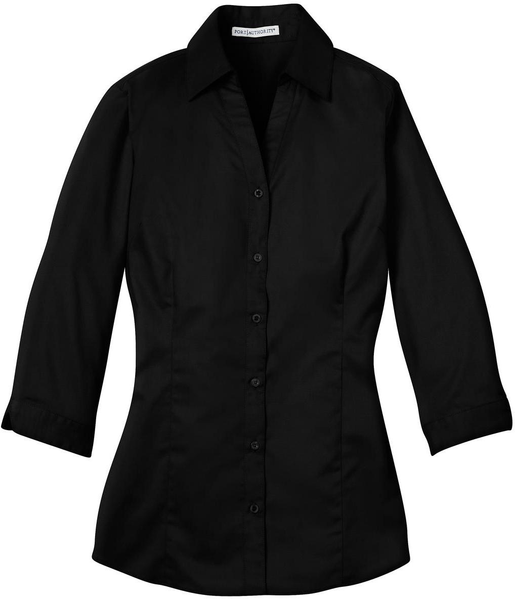 IMPROVED Port Authority Ladies 3/4-Sleeve Blouse
