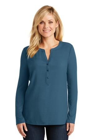 Port Authority Ladies Concept Henley Tunic