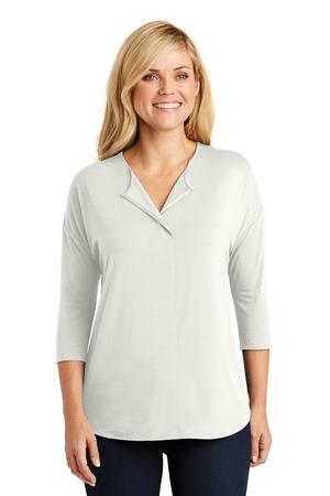 Port Authority Ladies Concept 3/4-Sleeve Soft Split Neck Top
