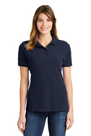 Port & Company Ladies Ring Spun Pique Polo