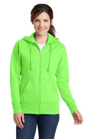 Port & Company Ladies Core Fleece Full-Zip Hooded Sweatshirt