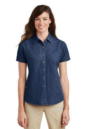 Port & Company – Ladies Short Sleeve Value Denim Shirt