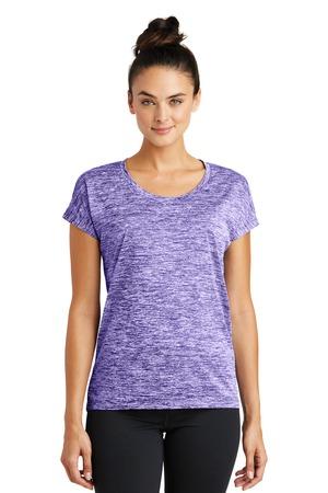 Sport-Tek Ladies PosiCharge Electric Heather Sporty Tee