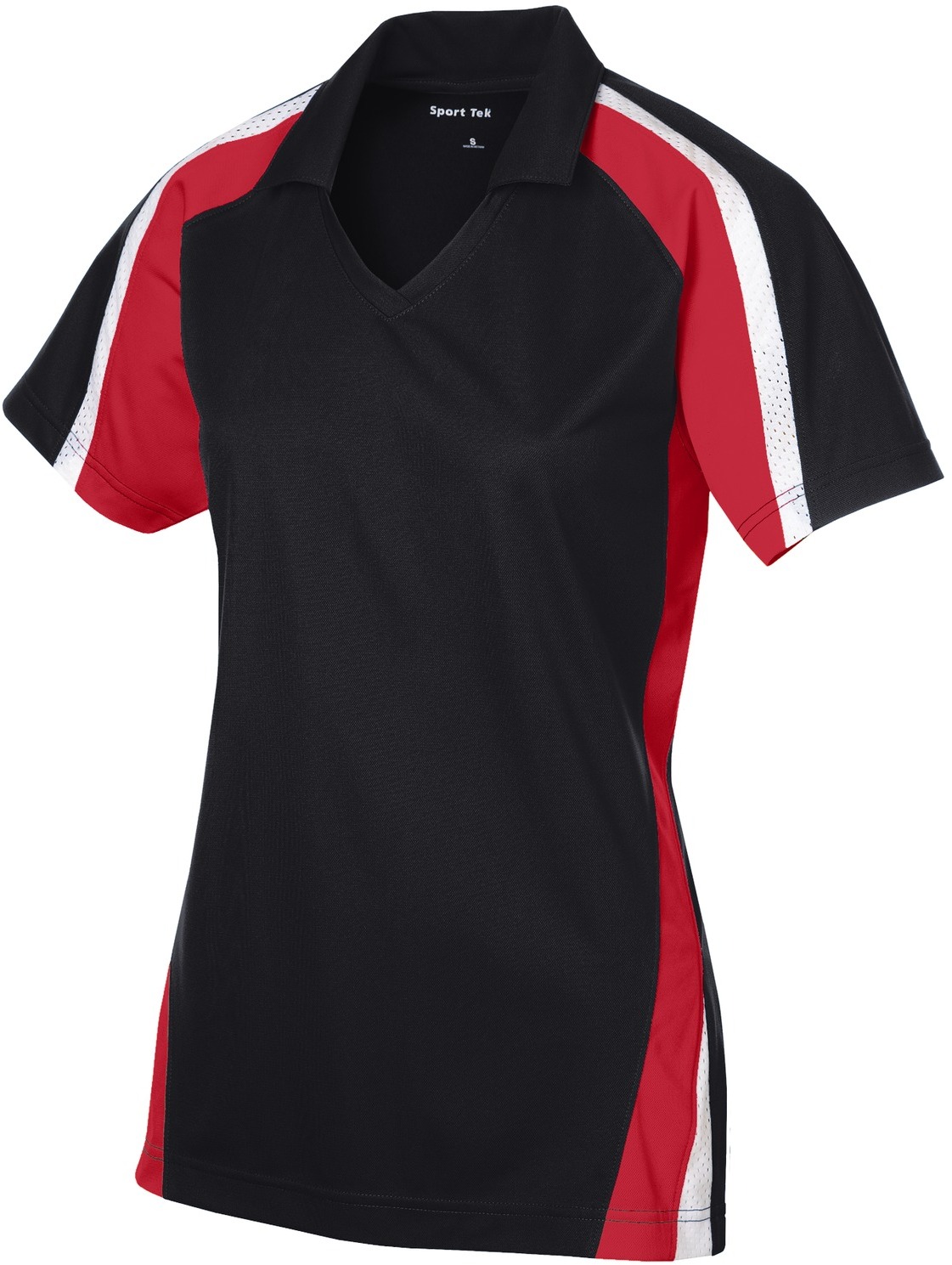 Sport-Tek Ladies Tricolor Micropique Sport-WickPolo