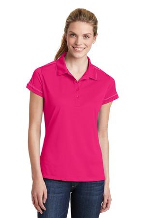 Sport-Tek Ladies Contrast Stitch Micropique Sport-Wick Polo