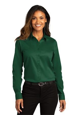 Ladies Long Sleeve SuperPro ReactTwill Shirt.