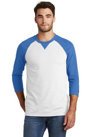 New Era Sueded Cotton Blend 3/4-Sleeve Baseball Raglan Tee