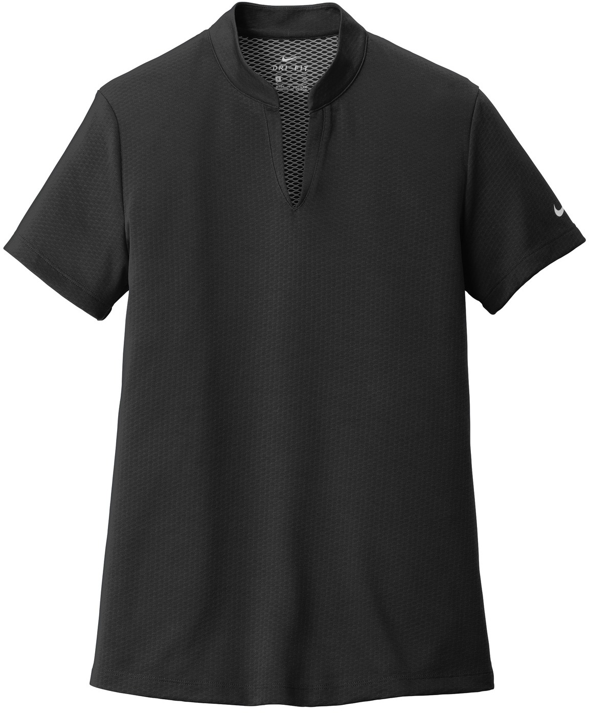 Nike Ladies Dri-FIT Hex Textured V-Neck Top