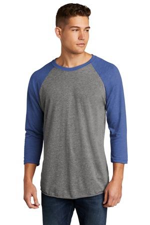 Unisex Tri-Blend 3/4-Sleeve Raglan Tee.