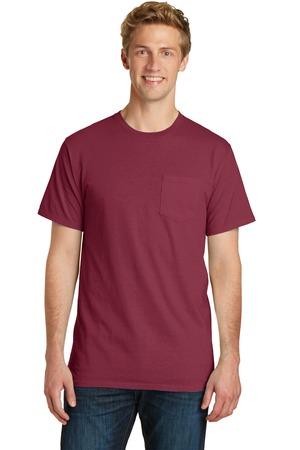 Port & Company Pigment-Dyed Pocket Tee