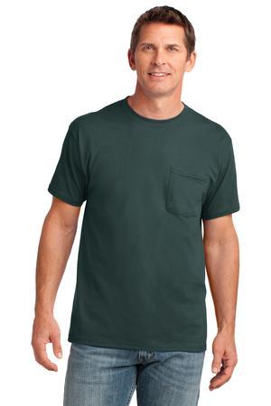 Port & Company Core Cotton Pocket Tee