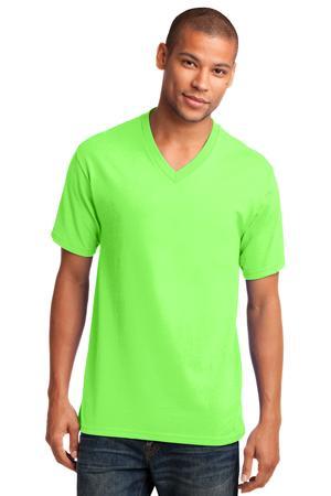 Port & Company Core Cotton V-Neck Tee