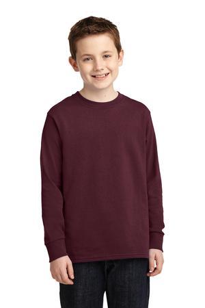 Port & Company Youth Long Sleeve Core Cotton Tee
