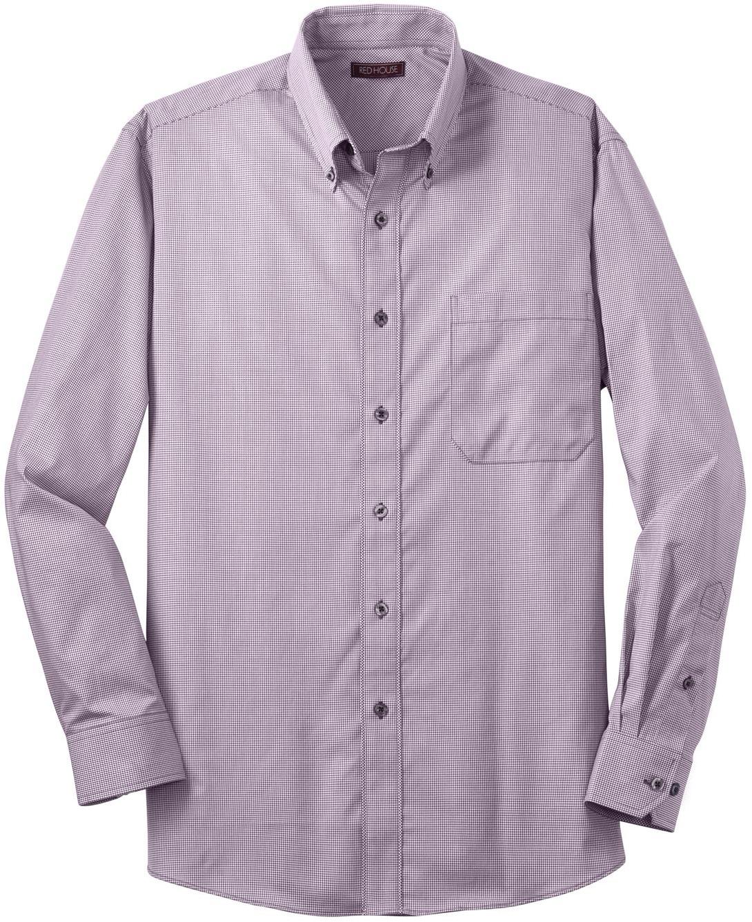 Red House – Mini-Check Non-Iron Button-Down Shirt