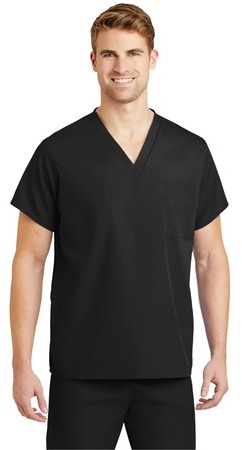 Unisex V-neck Scrub Top
