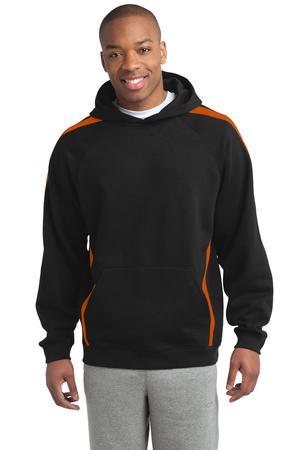 Sport-Tek Sleeve Stripe Pullover Hooded Sweatshirt