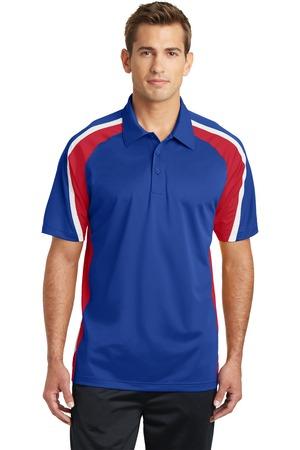 Sport-Tek Tricolor Micropique Sport-Wick Polo