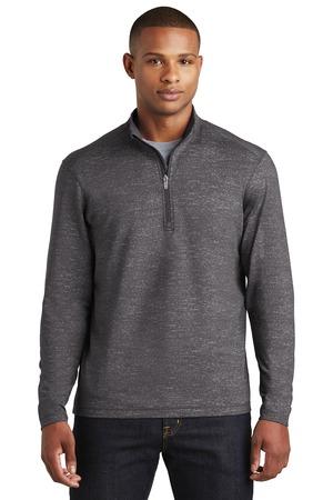 Sport-Tek Sport-Wick Stretch Reflective Heather 1/2-Zip Pullover