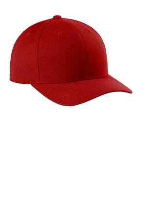 Yupoong Curve Bill Snapback Cap.
