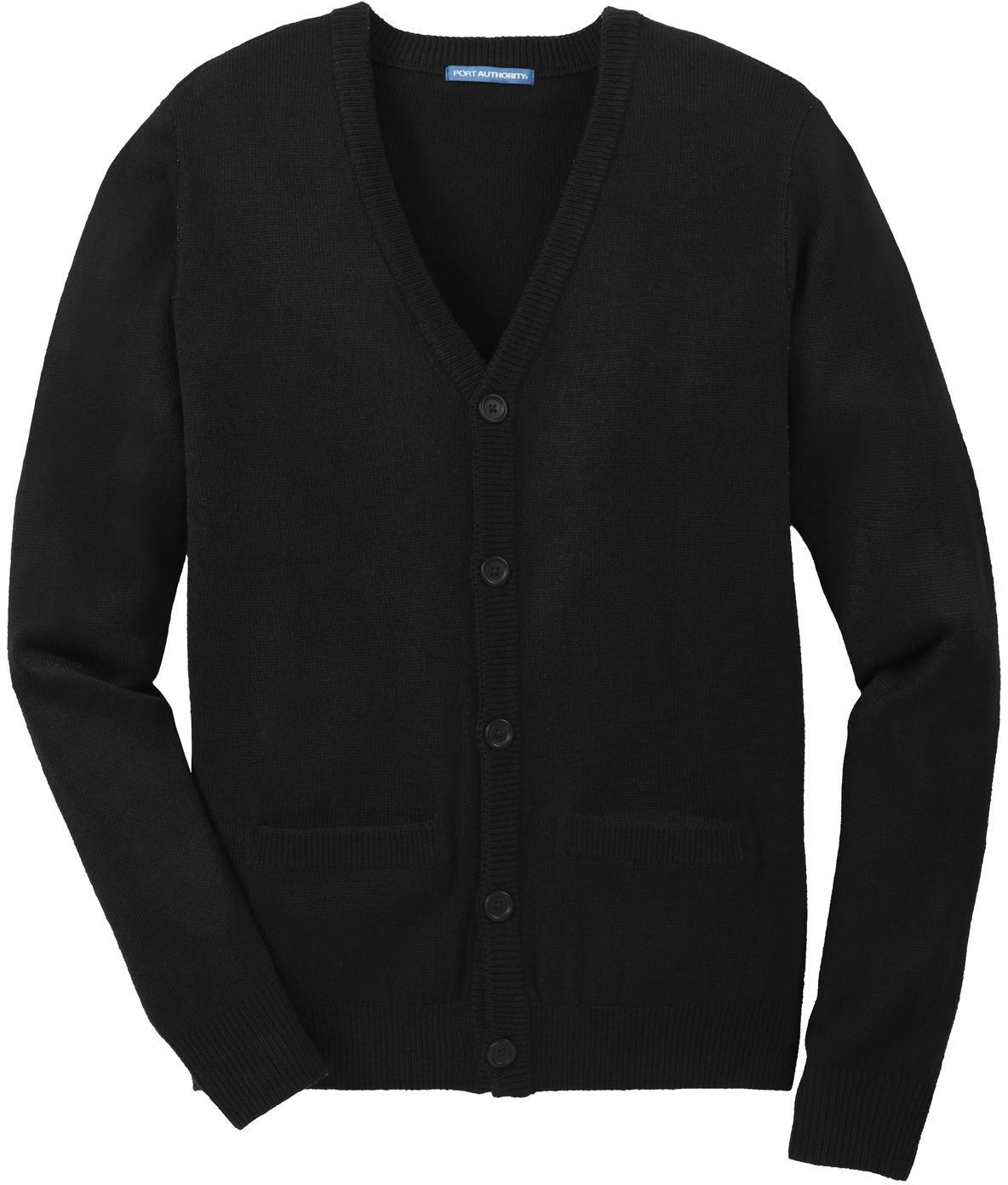Port Authority Value V-Neck Cardigan Sweater with Pockets