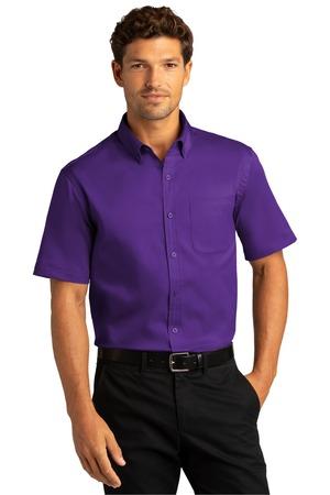 Short Sleeve SuperPro React Twill Shirt.