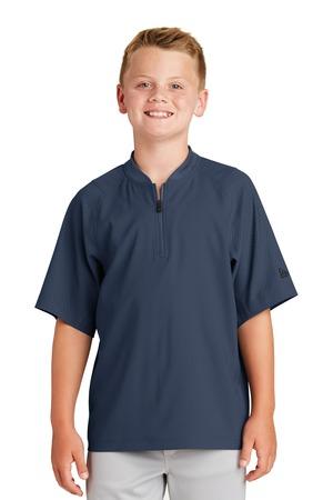 New Era Youth Cage Short Sleeve 1/4-Zip Jacket