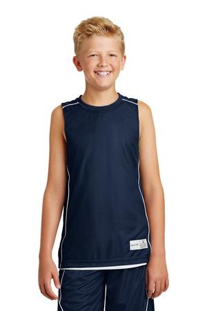 Sport-Tek Youth PosiCharge Mesh Reversible Sleeveless Tee