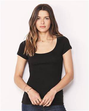 Women’s Baby Rib Short Sleeve Scoopneck Tee