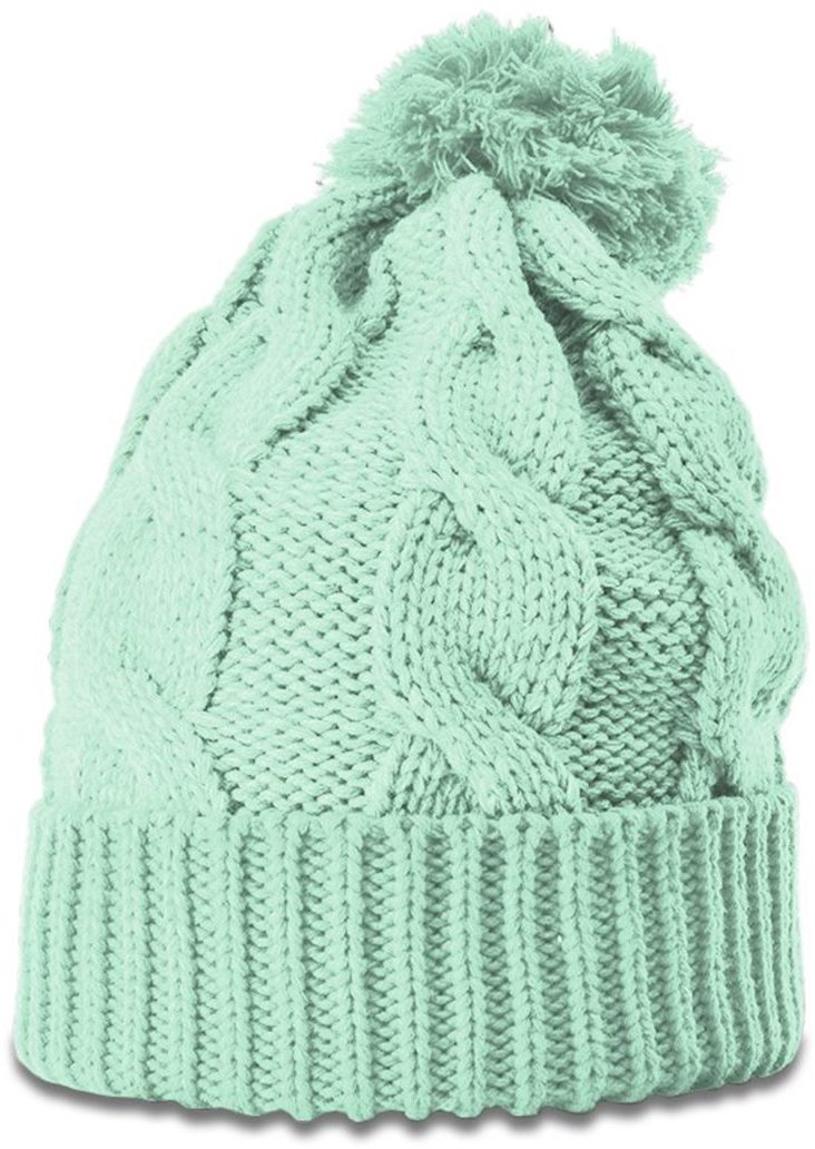 Chunk Twist Knit Beanie With Cuff
