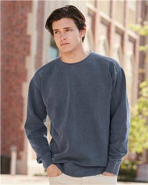 Garment Dyed Ringspun Crewneck Sweatshirt