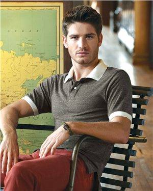Eco-Jersey Feeder Stripe Polo