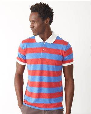 Eco-Jerseyâ„¢ Ugly Stripe Short Sleeve Polo