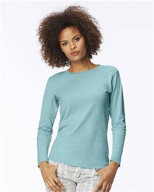 Women’s Garment Dyed Ringspun Long Sleeve T-Shirt